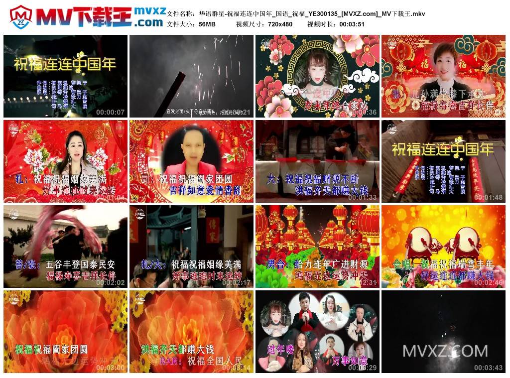 华语群星-祝福连连中国年_国语_祝福_YE300135
